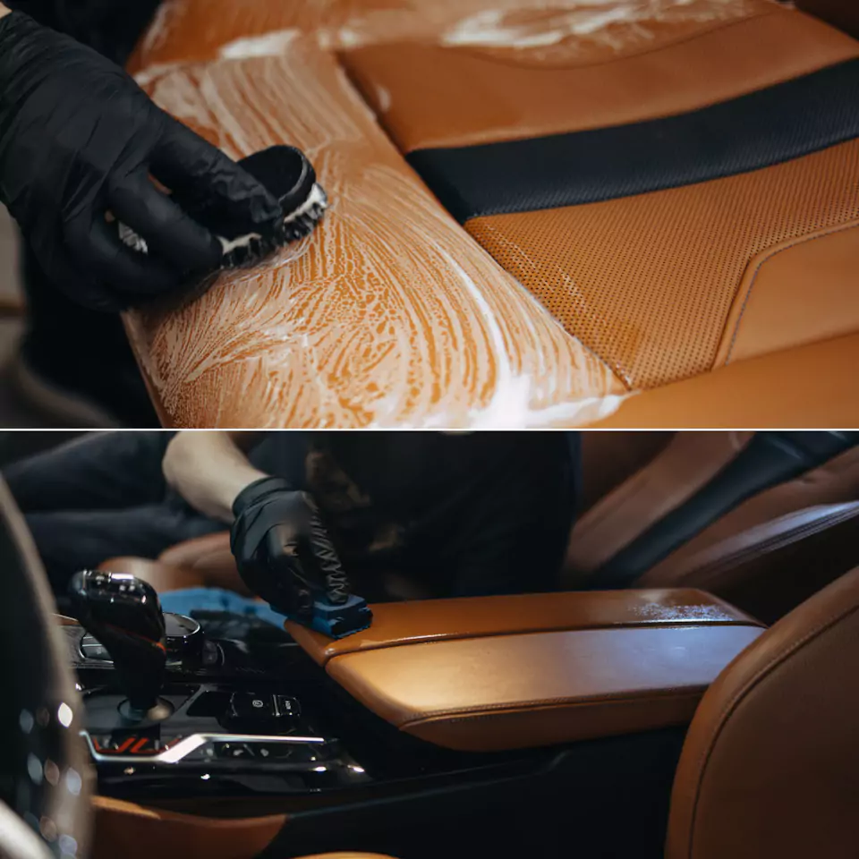 Построили новую акустическую систему для BMW M5 с дизайнерским оформлением багажника! Перешили в кожу салонный пластик, заламинировали карбоном зеркала, провели комплекс детейлинг-услуг